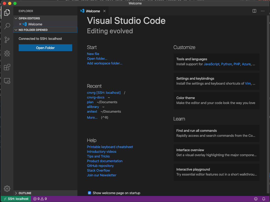 visual studio code ssh save password